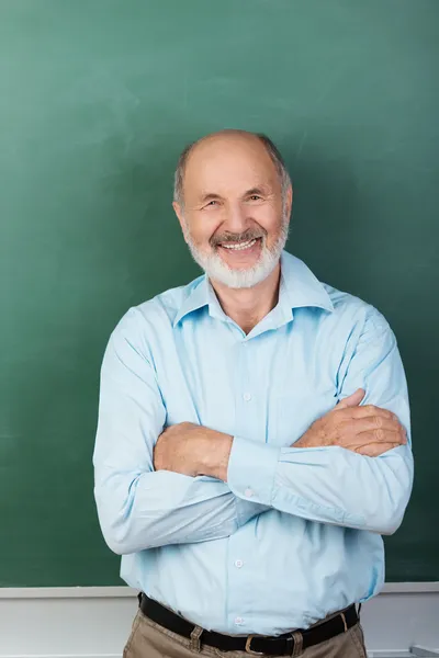 Confident expert teacher looking at camera — Stock Photo, Image