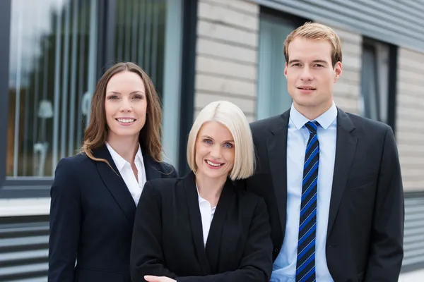 Professionelles selbstbewusstes Team in formeller Kleidung — Stockfoto