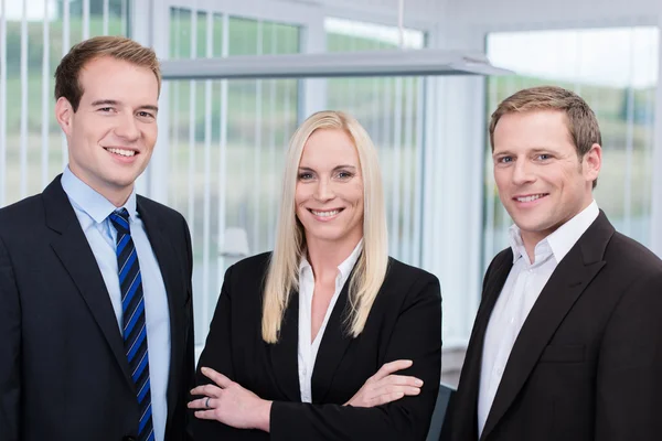 Professional young happy team in the office — Stock Photo, Image