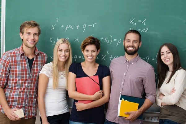 Group of young multiethnic students — Stock Photo, Image