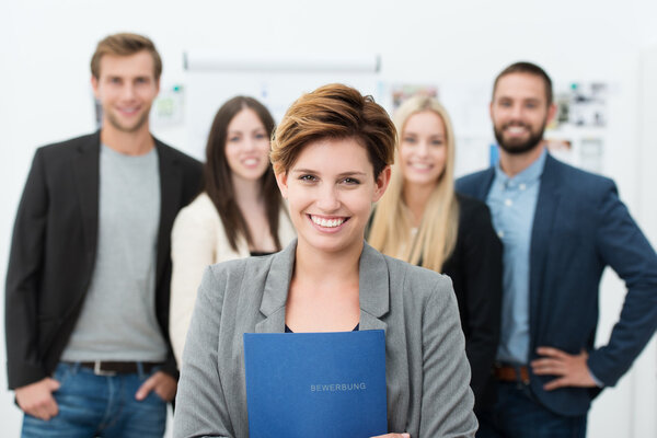 Groupe de demandeurs d'emploi — Photo
