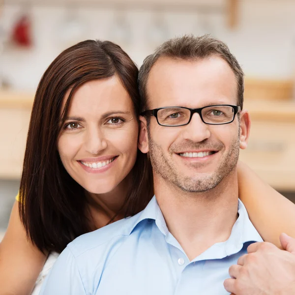 Attractive happy married couple — Stock Photo, Image