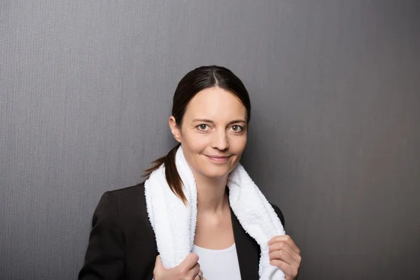 Sonriente mujer de negocios exitosa — Foto de Stock