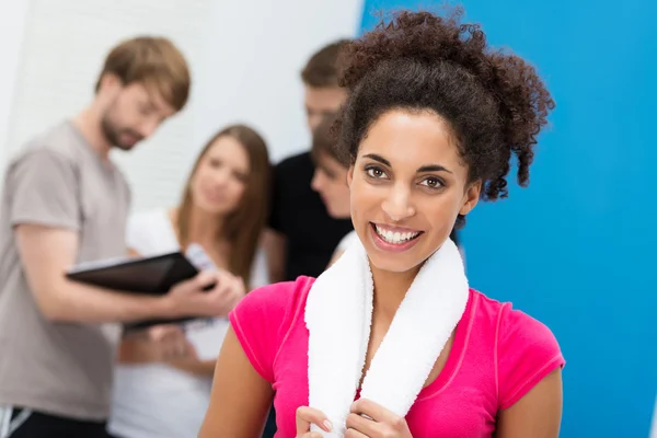 Beautiful fit African American woman — Stock Photo, Image