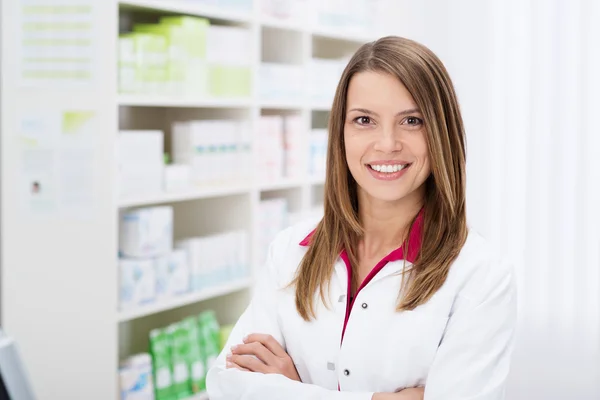 Farmacêutico feminino — Fotografia de Stock