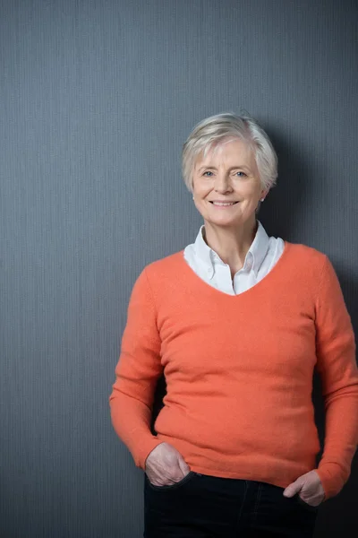 Modern senior woman — Stock Photo, Image