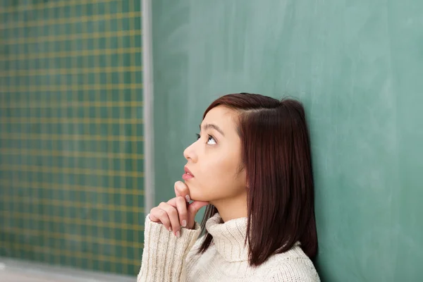 Eftertänksam student — Stockfoto