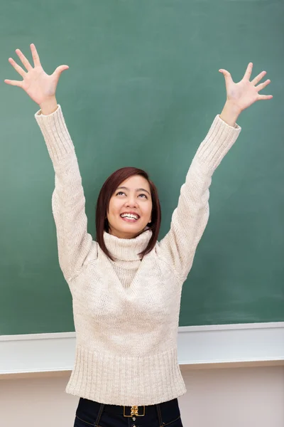 Jonge student vreugde — Stockfoto