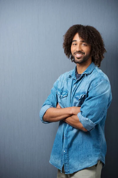 Confident young African American man — Stock Photo, Image