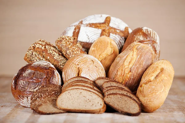 Arrangement of breads — Stock Photo, Image