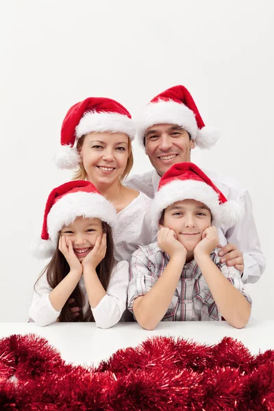 Famiglia di Natale insieme — Foto Stock