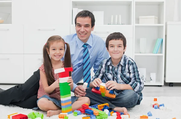Father with his children — Stock Photo, Image
