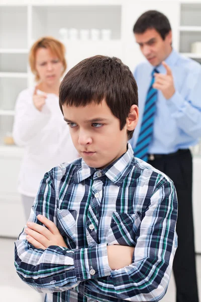 Conflict in family — Stock Photo, Image