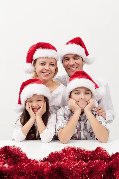 Familia de Navidad juntos Fotos de stock