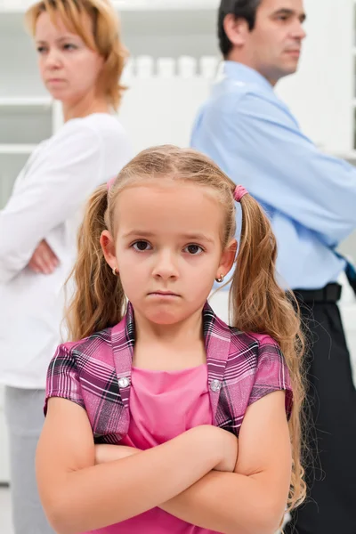 Conflict in family — Stock Photo, Image