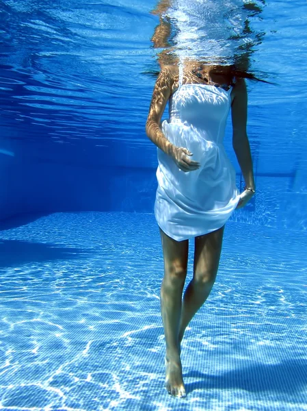Underwater fashion — Stock Photo, Image