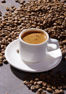                                Fasulyeye bir fincan Türk kahvesi.