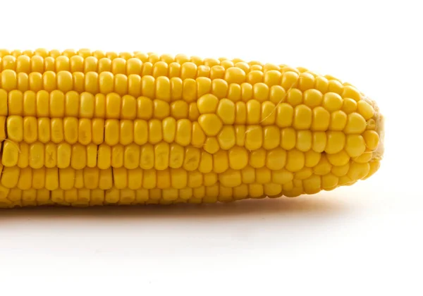Kukurydzy Cob Białym Tle — Zdjęcie stockowe