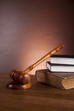 Hukuk ve adalet ortam ışığı ile Tema