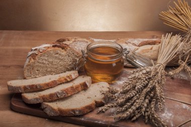 ekmek ve rulolar geleneksel Tema