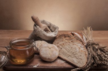 sebze ve tahıl ekmek