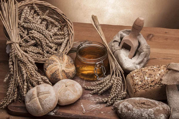 빵 및 곡물의 전통적인 국가 테마 — 스톡 사진