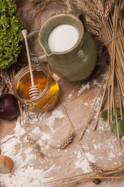 ekmek ve rulolar geleneksel Tema