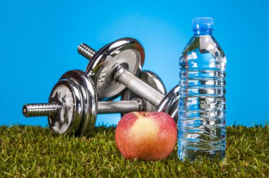 Sağlık ve fitness kompozisyon