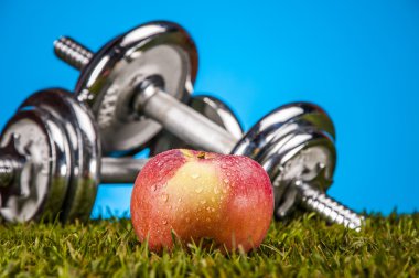 Sağlık ve fitness kompozisyon