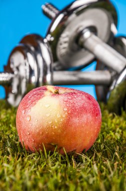 Sağlık ve fitness kompozisyon