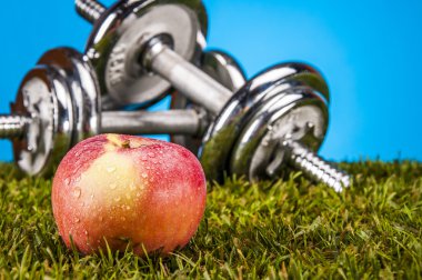 Sağlık ve fitness kompozisyon