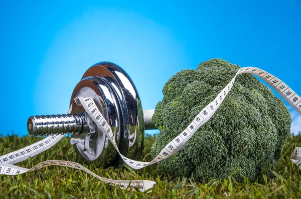 Coisas de saúde e fitness, alimentos orgânicos — Fotografia de Stock