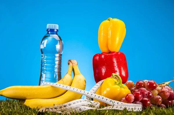 Hälsosam mat, fitness tema — Stockfoto