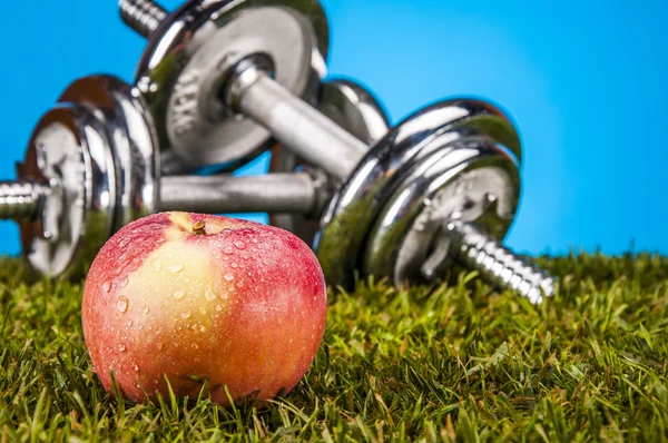 Composizione salute e fitness — Foto Stock