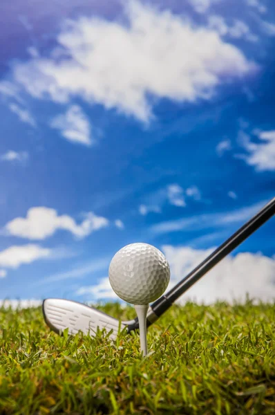 Tema Golf con vivos colores brillantes — Foto de Stock