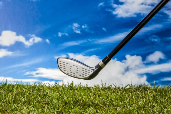 Golf theme with vivid colors — Stockfoto