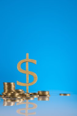 parlak bir arka plan ile finansal Tema