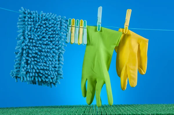 Mytí nádobí, čištění téma — Stock fotografie