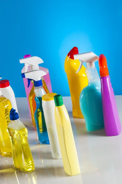 Mytí, čištění na světlé pozadí — Stock fotografie
