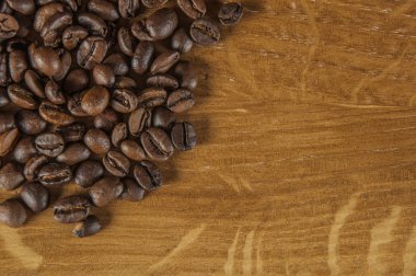 ahşap masa üzerinde geleneksel kırsal kahve Tema