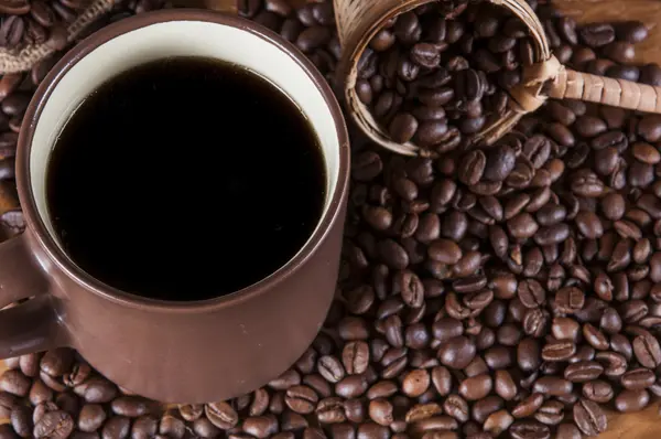 Koffie spullen, landelijke klimaat — Stockfoto