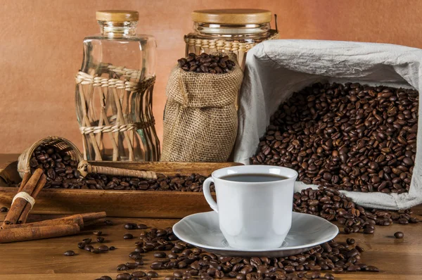 Italiaanse koffie concept — Stockfoto