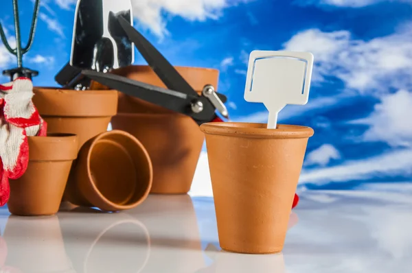 Thème du travail de printemps dans le jardin — Photo