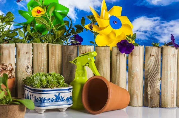 Tuin, tuinieren spullen — Stockfoto