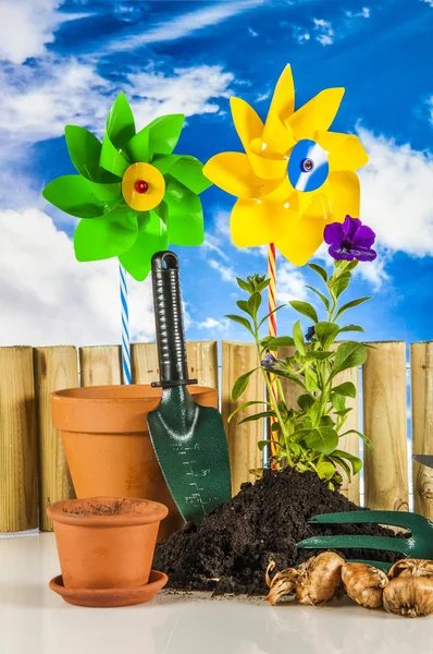 Mooie tuinieren compositie — Stockfoto