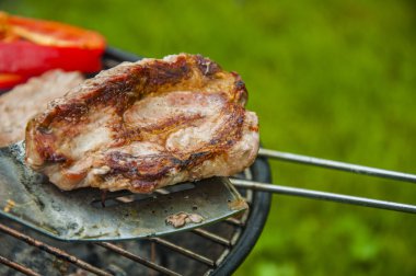 ızgara yemekler için kompozisyon