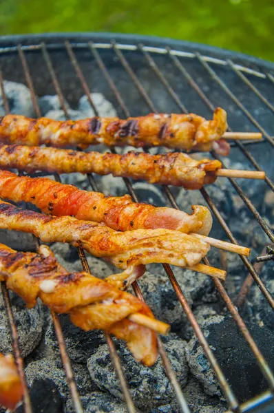 Composição saturada de churrasco — Fotografia de Stock