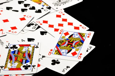 koyu arka plan şeylerle casino bileşimi