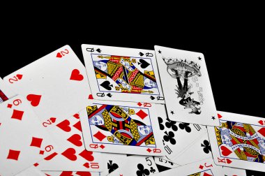 koyu arka plan şeylerle casino bileşimi
