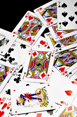koyu arka plan şeylerle casino bileşimi